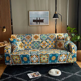 Sofa Cover – Mediterranean Tile – Teal