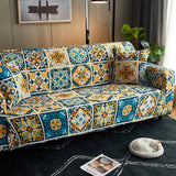 Sofa Cover – Mediterranean Tile – Teal