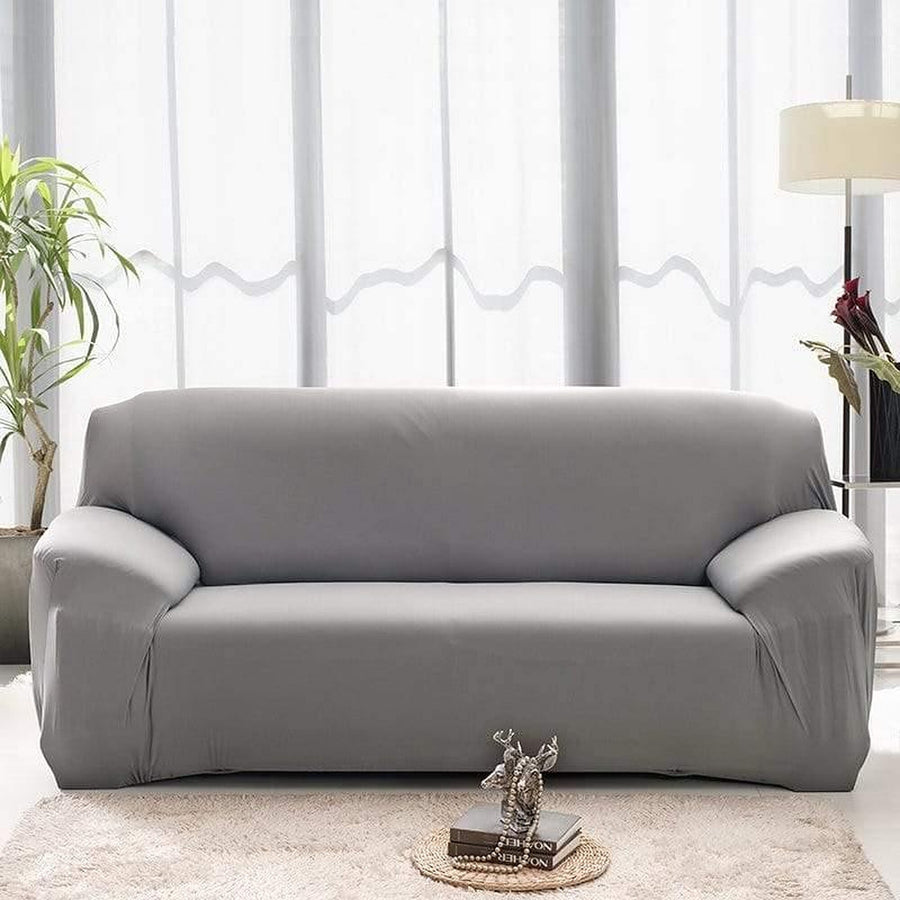Sofa Cover – Plain Stretch – Pearl Grey