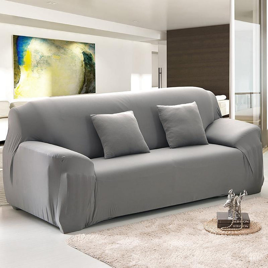 Sofa Cover – Plain Stretch – Pearl Grey