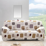 Sofa Cover – Mushroom Print – Ivory Cream