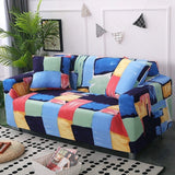 Sofa Cover – Paint Block – Stormy Blue