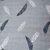 Sofa Cover – Feather Sketch – Pearl Grey