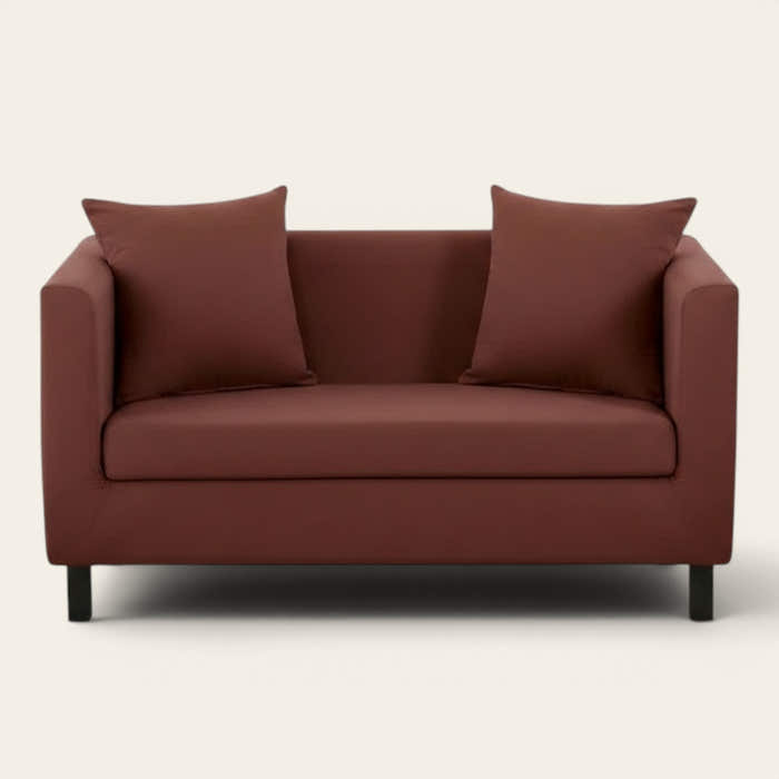 Sofa Cover – Plain Stretch – Auburn Brown