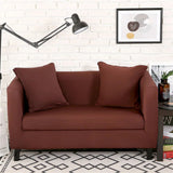 Sofa Cover – Plain Stretch – Auburn Brown