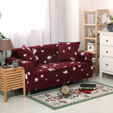 Sofa Cover – Floral Magnolia – Bordeaux