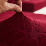 Sofa Cushion Cover – Plain Stretch – Bordeaux