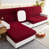 Sofa Cushion Cover – Plain Stretch – Bordeaux