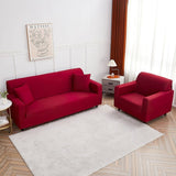 Sofa Cover – Velvet – Bordeaux