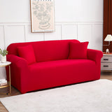Sofa Cover – Plain Stretch – Cherry