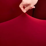 Sofa Cover – Velvet – Bordeaux
