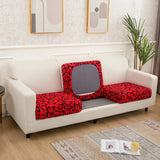 Sofa Cushion Cover – Floral Print – Bordeaux