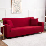 Sofa Cover – Velvet – Bordeaux