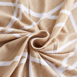 Sofa Cover – Geometric Lines – Bouclé Sand