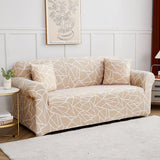 Sofa Cover – Geometric Lines – Bouclé Sand