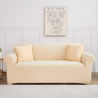 Sofa Cover – Plain Stretch – Bouclé Sand