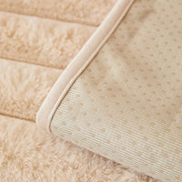 Non-Slip Sofa Cover – Pinstripe Knit – Bouclé Sand