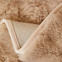 Non-Slip Sofa Cover – Velvet Brick – Bouclé Sand