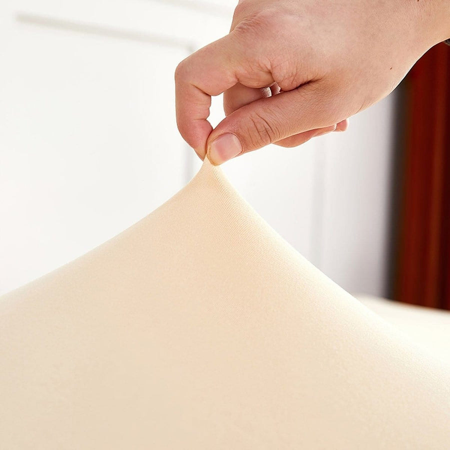 Sofa Cover – Plain Stretch – Bouclé Sand