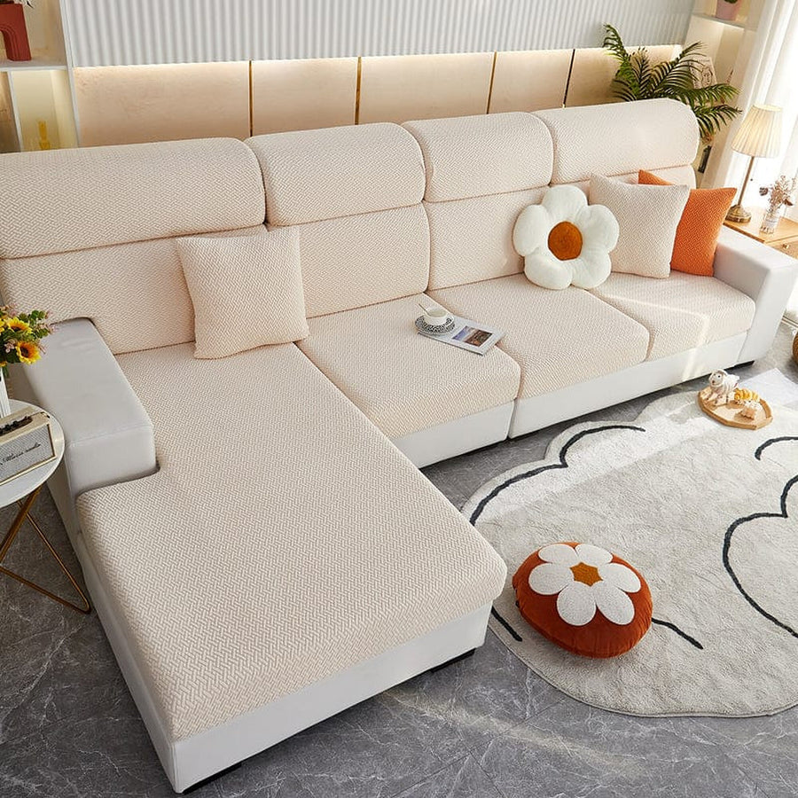 Sofa Cushion Cover – Knit – Bouclé Sand