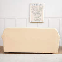 Sofa Cover – Plain Stretch – Bouclé Sand