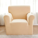 Sofa Cover – Plain Stretch – Bouclé Sand