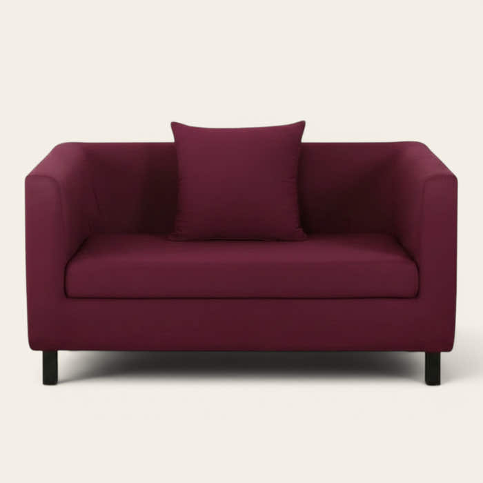 Sofa Cover – Plain Stretch – Burgundy