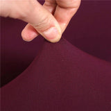 Sofa Cover – Plain Stretch – Burgundy