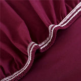 Sofa Cover – Plain Stretch – Burgundy