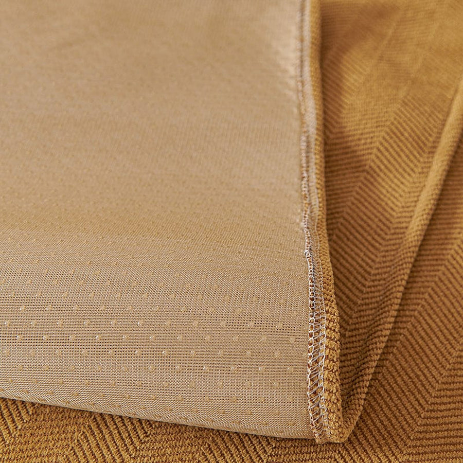 Non-Slip Sofa Cover – Plain Stretch – Caramel