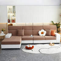 Sofa Cushion Cover – Plain Stretch – Espresso