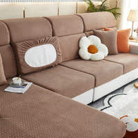 Sofa Cushion Cover – Plain Stretch – Espresso
