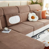 Sofa Cushion Cover – Plain Stretch – Espresso