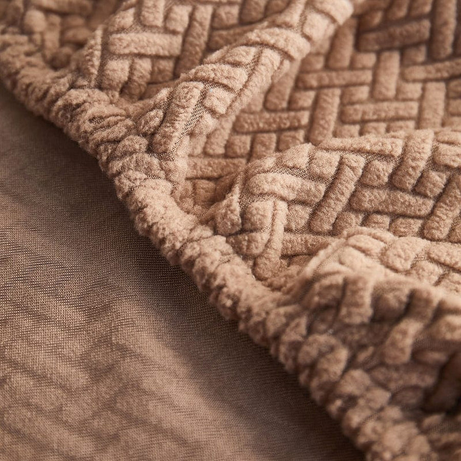 Sofa Cushion Cover – Plain Stretch – Espresso