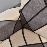 Sofa Cover – Geometric Diamond – Espresso