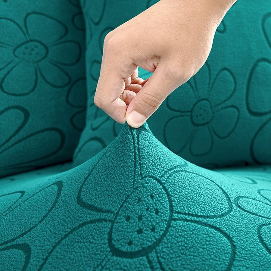 Sofa Cushion Cover – Plain Stretch – Forest