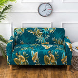 Sofa Cover – Tropical Hibiscus – Forest