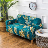 Sofa Cover – Tropical Hibiscus – Forest
