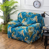 Sofa Cover – Tropical Hibiscus – Forest