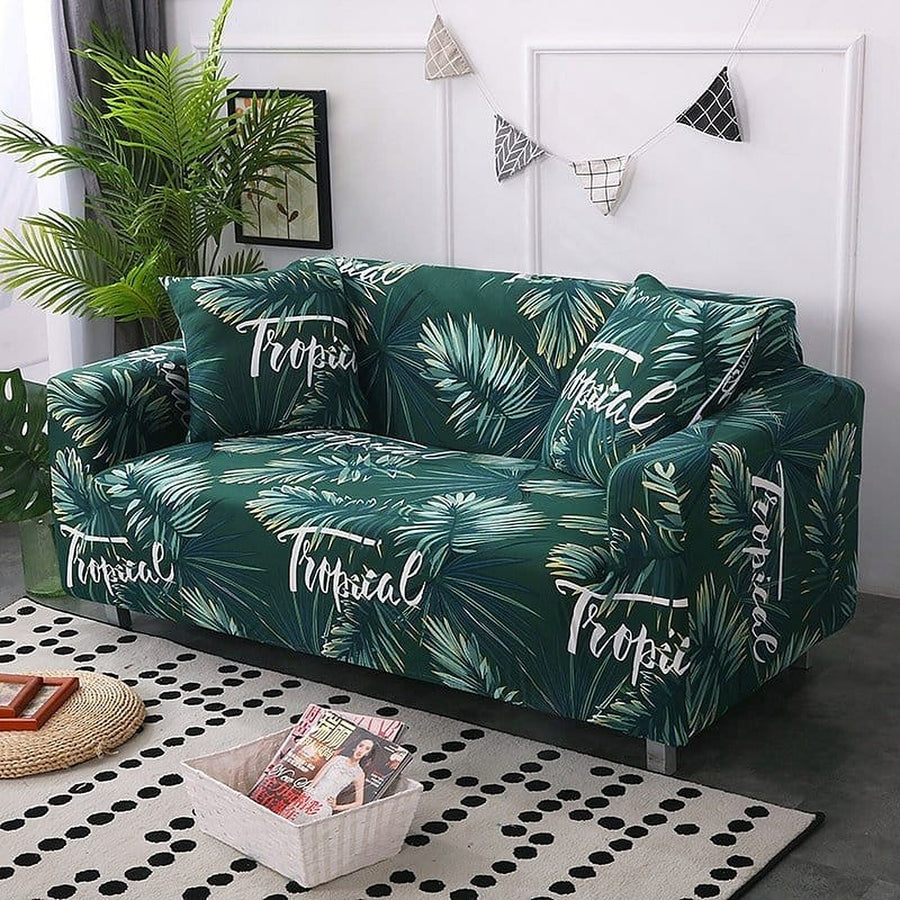 Sofa Cover – Tropical Print – Forest