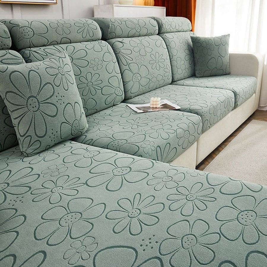 Sofa Cushion Cover – Plain Stretch – Sage Mist
