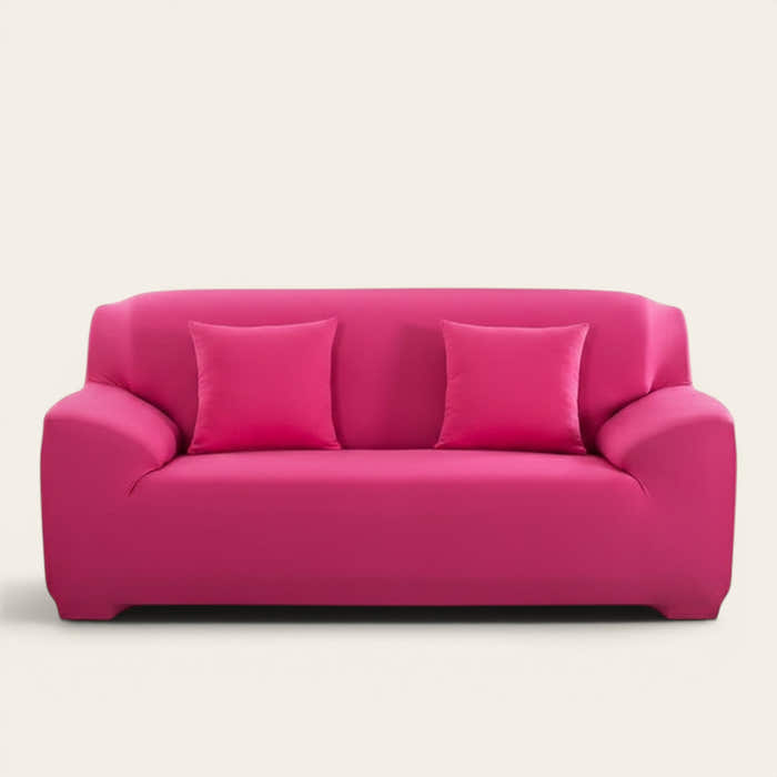 Sofa Cover – Plain Stretch – Fuchsia
