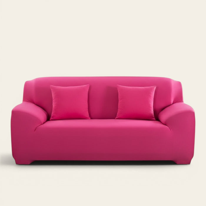 Sofa Cover – Plain Stretch – Fuchsia