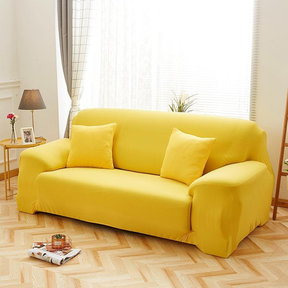 Sofa Cover – Plain Stretch – Honey