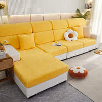 Sofa Cushion Cover – Plain Stretch Sectional – Honey
