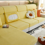 Sofa Cushion Cover – Plain Stretch – Honey