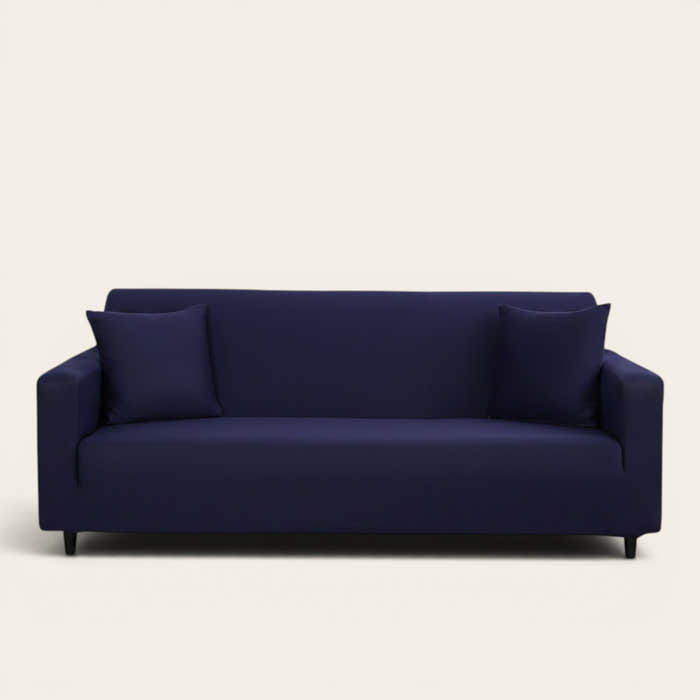 Sofa Cover – Plain Stretch – Indigo