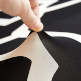 Sofa Cover – Geometric Honeycomb – Ink Black