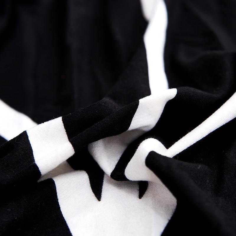 Sofa Cover – Wave Print – Ink Black