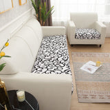 Sofa Cushion Cover – Cursive Print – Ivory Cream